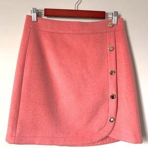 LOFT Side Button Shift Skirt